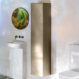 Пенал для ванної Laufen Sonar 32х32х159,4 см петлі праворуч МДФ/ДСП золото H4054920340401