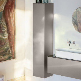 Пенал для ванной Laufen Sonar 32х32х159,4 см петли справа МДФ/ДСП титан H4054920340421