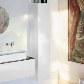 Пенал для ванной Laufen Sonar 32х32х159,4 см петли справа МДФ/ДСП белый матовый H4054920341701