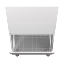 Пенал для ванной Мойдодыр Блонди П-55К 55х35х186 см ДСП/МДФ белый глянец 00-0008118