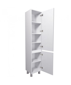 Пенал для ванной Мойдодыр MoonShine П-38 38х35х185 см ДСП белый глянец 00-0008515