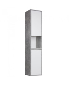 Пенал для ванної Мийдодір Oslo Loft 33х30х174 см ДСП/МДФ бетон/білий мат 00-0006379