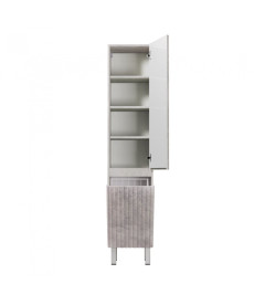 Пенал для ванной Мойдодыр Straight П-38к-U 38х35х185 см МДФ бетон светлый 00-0008425