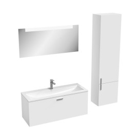 Пенал для ванної кімнати Ravak SB 400 Clear II R підвісний ДСП/МДФ білий X000001644