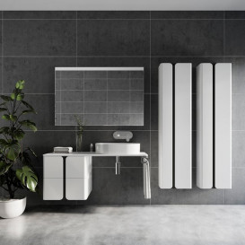 Пенал для ванной Ravak SB Balance 400 подвесной MFPB/МДФ белый/графит X000001374