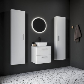 Пенал для ванної кімнати Ravak SB Balance II 400 підвісний МДФ білий X000001816