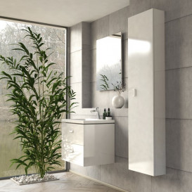 Пенал для ванной Ravak SB Comfort 400 подвесной MFPB/МДФ белый X000001382