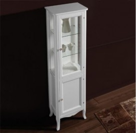 Пенал для ванной Simas Arcade с витриной 48х36 см МДФ белый лак ARMV1