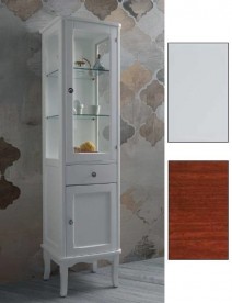 Пенал для ванной Simas Arcade с витриной 43х37 см МДФ белый лак ARMV2