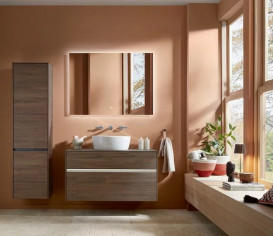 Пенал для ванной Villeroy & Boch Collaro 40,4x153,8х34,9 см петли слева ДСП дуб аризона C03300VH