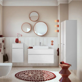 Пенал для ванной Villeroy & Boch Collaro 45,4x153,8х34,9 см петли справа МДФ глянцевый белый C03401DH