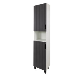 Пенал для ванної Vivia Brut Д2 40х32 мм МДФ/ДСП сірий А0056201