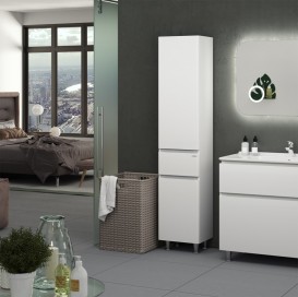 Пенал підлоговий Sanwerk Амата правий МДФ білий MV0000785