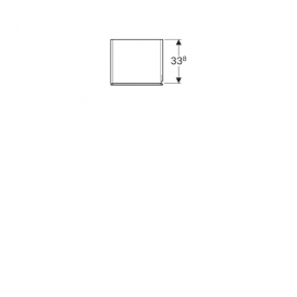 Пенал подвесной Geberit Xeno² 40х170 см с одной дверью и внутренним зеркалом ДСП белый/высокоглянцевое покрытие 500.503.01.1