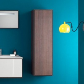 Пенал подвесной Hatria SLIDING wood system 260x400x1200 орех YXPG92