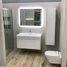 Пенал подвесной Kerama Marazzi Buongiorno 150 см МДФ европейский белый BGN.150.1\WHT.UK
