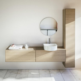 Пенал подвесной Laufen Boutique 30х30х180 см ЛДСП/МДФ светлый дуб H4091311502501