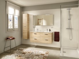 Пенал підвісний орної Roca Victoria однодверний з функцією закривання Soft Close МДФ береза ​​A856577422