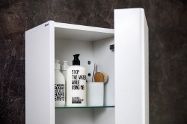 Пенал подвесной Ravak Ring SB 300 R ДСП/МДФ белый X000000773