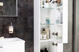 Пенал подвесной Ravak Ring SB 300 R ДСП/МДФ белый X000000773