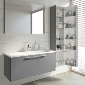 Пенал підвісний Ravak Ring SB 300 R ДСП / МДФ сірий X000000774