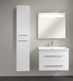 Пенал Villeroy & Boch Avento 35х40,4х176 см петлі зліва МДФ з акриловим покриттям скло біле A89400B4