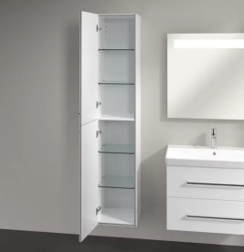 Пенал Villeroy & Boch Avento 35х40,4х176 см петлі зліва МДФ з акриловим покриттям скло біле A89400B4