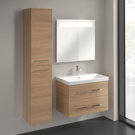 Пенал Villeroy & Boch Avento 35х40,4х176 см петлі ліворуч МДФ з акриловим покриттям вяз друкарський A89400PN