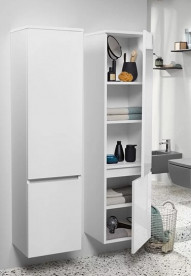 Пенал Villeroy & Boch Legato 40x155х35 см петли справа МДФ/ДСП глянцевый белый B73001DH