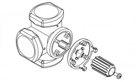 Переходник Afriso для приводов ARM ProClick на клапаны ESBE VRG 1410710