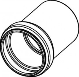 Перехідник TECE на водостічні труби із ПВХ DN 50/DN 40 3690002