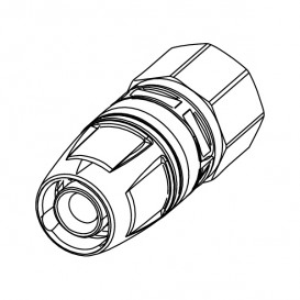 Перехідник Tece TECElogo з внутрішнім різьбленням 50хRp 2 