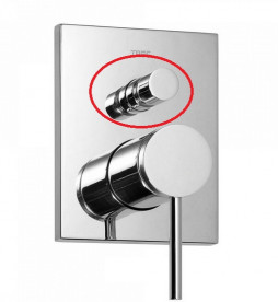 Перемикач для змішувача Tres Mono-Term на 2 споживача хром 29955303