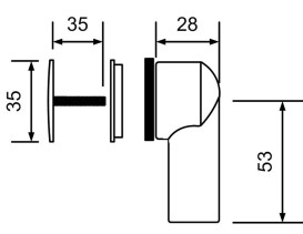 Перелив для кухонной мойки McAlpine круглый хром HCOF-14SS