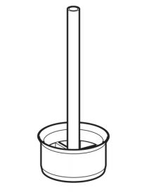 Переливний пристрій Geberit для бачків, що змивають прихованого монтажу (з 1999-го року виготовлення) 240.476.00.1