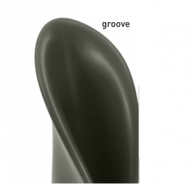 Пісуар підлоговий Kerasan Artwork Groove з кріпленням зелений матовий 473014