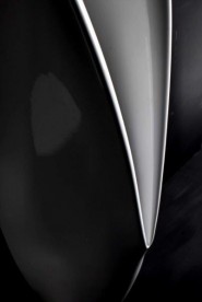 Писсуар напольный Kerasan Artwork Groove с крепежом белый/чёрный матовый 473024