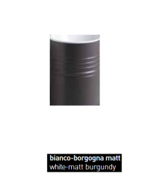 Пісуар підлоговий Kerasan Artwork Groove з кріпленням білий / бургундський матовий 473067