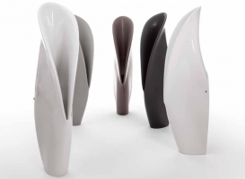 Пісуар підлоговий Kerasan Artwork Groove з кріпленням білий / білий матовий 473069