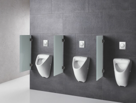 Писсуар подвесной Grohe Bau Ceramic 55.2х33.7х35.5 скрытый монтаж альпин-белый 39438000