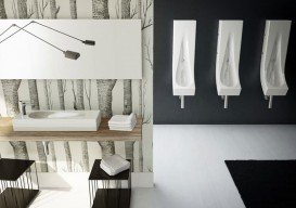 Писсуар подвесной ArtCeram Drop санфарфор белый глянцевый OSO003 01;00