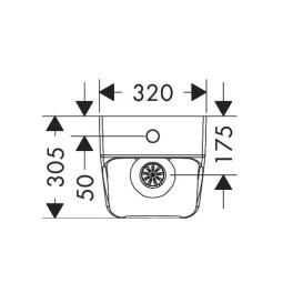 Пісуар підвісний Hansgrohe EluPura Original Q безободковий 32х30,5 см кераміка SmartClean білий 61184450