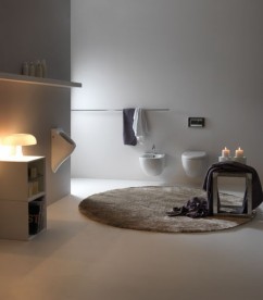 Писсуар подвесной Kerasan Aquatech под скрытый налив с сифоном белый 373501