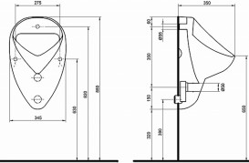 Писсуар подвесной KOLO FELIX 26000000