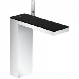Пластина для змішувача Hansgrohe Axor MyEdition 200 чорне скло 47900600