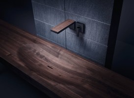Пластина для смесителя Hansgrohe Axor MyEdition 245 чёрный орех 47907000