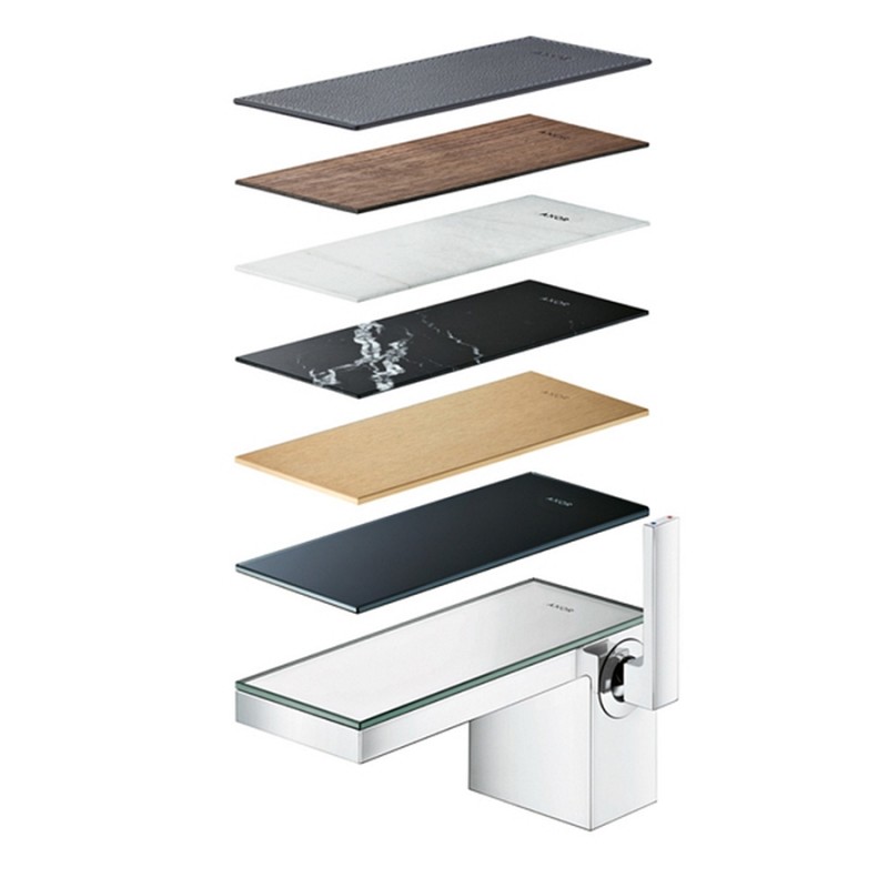 Пластина для смесителя Hansgrohe Axor MyEdition 150 мрамор белый ...