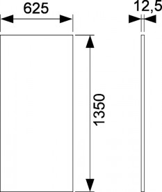 Пластина монтажна TECE TECEprofil для сирих приміщень 9200013