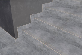 Плинтус Cerrad Batista Steel lappato 119,7x8 см 5903313306119