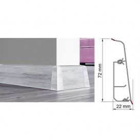 Плінтус Salag Lima ПВХ палітра на вибір LI00xx